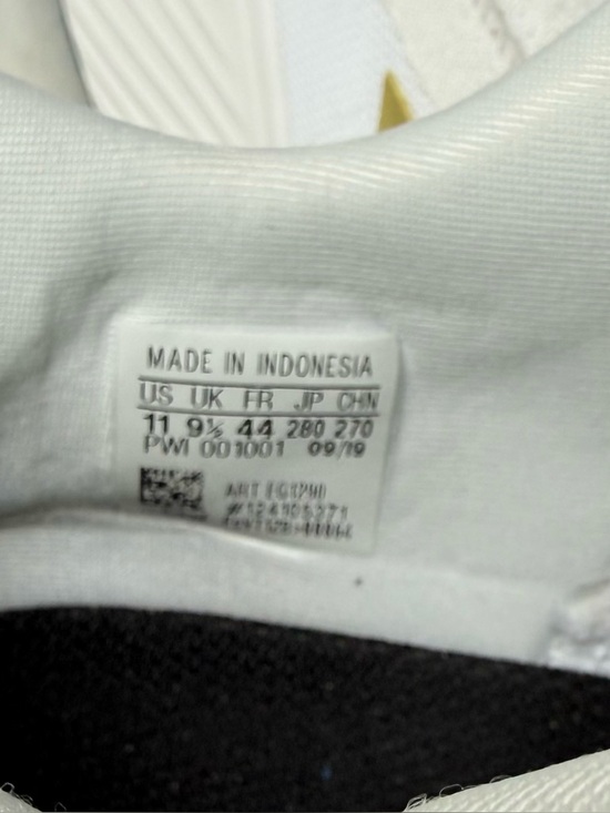 Adidas Edge Lux 3 White/Gold Mesh Running Shoes - Womens 11/ Excellent - Picture 8 of 9